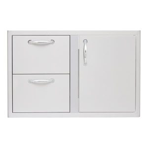 Blaze 32 Inch Access Door & Double Drawer Combo