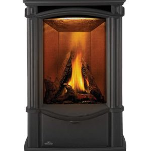 Napoleon - Castlemore™ Direct Vent Stove, Natural Gas, Electronic Ignition - Black
