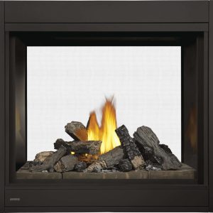 Napoleon - CBHD4 See Through Direct Vent Fireplace with Logs, Natural Gas, Alternate Electronic Ignition