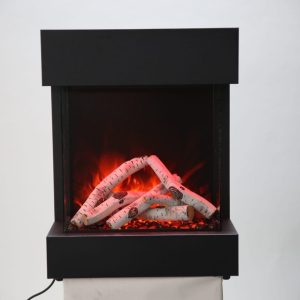 Amantii - Smart 25" unit - 11 3/4" in depth 3 sided glass fireplace