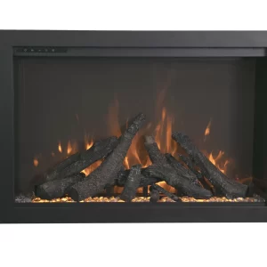 Amantii - Traditional Bespoke - 44" Indoor / Outdoor Electric Insert featuring Thermostatic Remote, WiFi capable and a Selection of Media Options