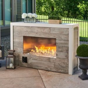 The Outdoor GreatRoom - 60" Linear Ready-to-Finish Single-Sided Gas Fireplace with Direct Spark Ignition (NG)