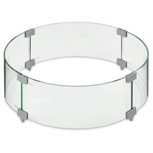 The Outdoor GreatRoom - 25" Round Glass Wind Guard