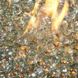 The Outdoor GreatRoom - Clear Tempered Fire Glass Gems