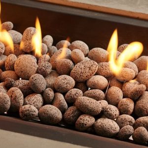 The Outdoor GreatRoom - Tumbled Lava Rock