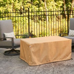The Outdoor GreatRoom - 52" x 32.83" Protective Cover for Brooks and Kenwood Rectangular Fire Tables