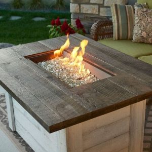 The Outdoor GreatRoom - Alcott Rectangular Gas Fire Pit Table