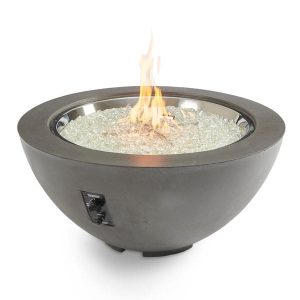 The Outdoor GreatRoom - Midnight Mist Cove 42" Round Gas Fire Pit Bowl